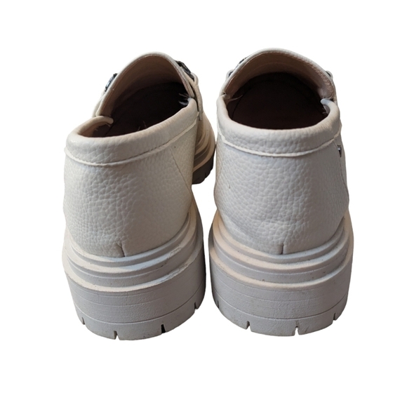 French Connection Womens Tatiana Loafers Cream Color Size 8.5 - Picture 4 of 6